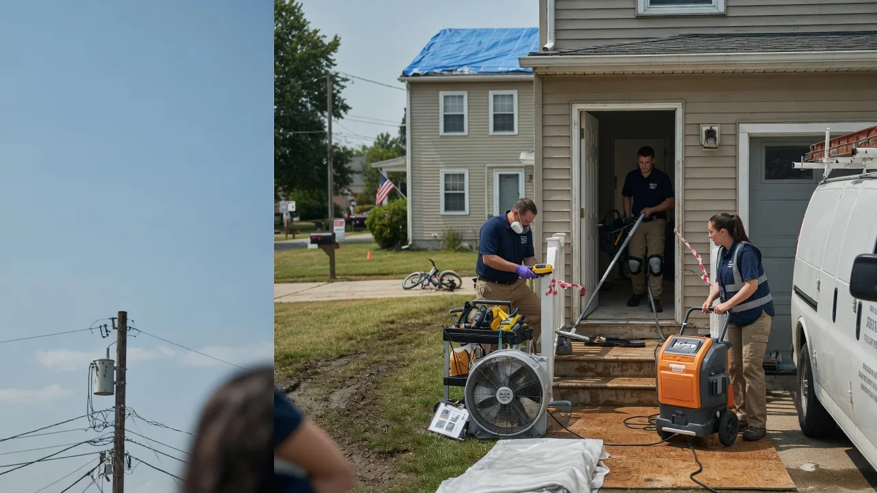 Water Damage Repair in Brockton, PA near me